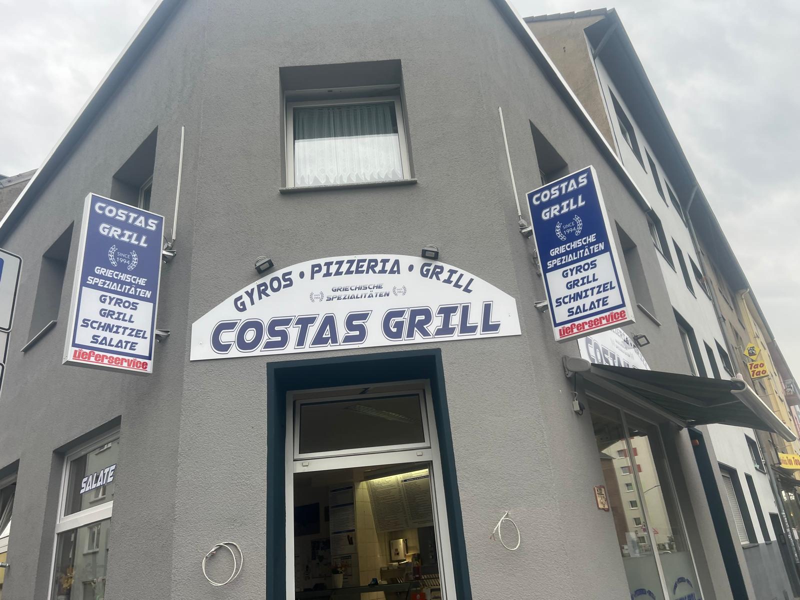 Costas Grill Frontschild und Ausleger Seite 1