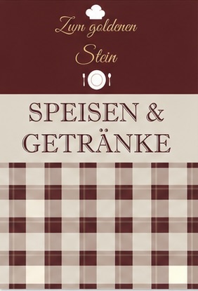 Zum goldenen Stein – Speisen & Getränke Umschlag
