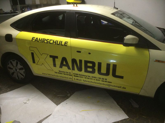 Fahrschule IXTANBUL – PKW Beschriftung