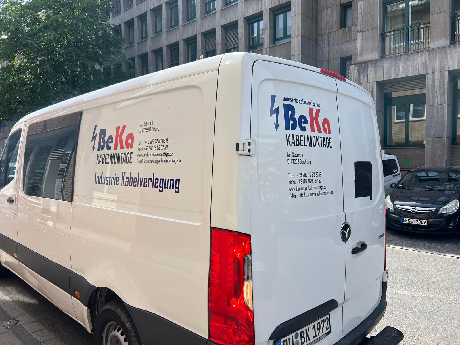 BeKa Kabelmontage – Seitenbeschriftung